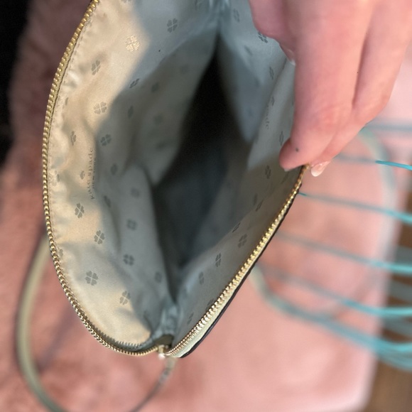Kate Spade Polly Large Convertible Crossbody. Light Pistachio Colour. - Picture 5 of 5